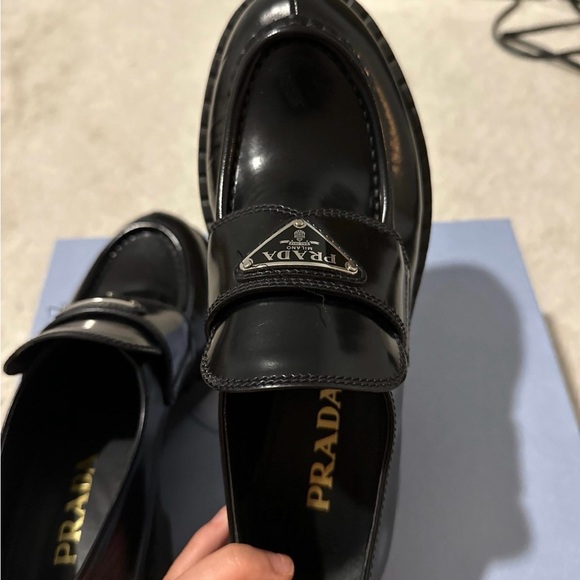 Authentic black Prada loafers in size 37 - Picture 5 of 7